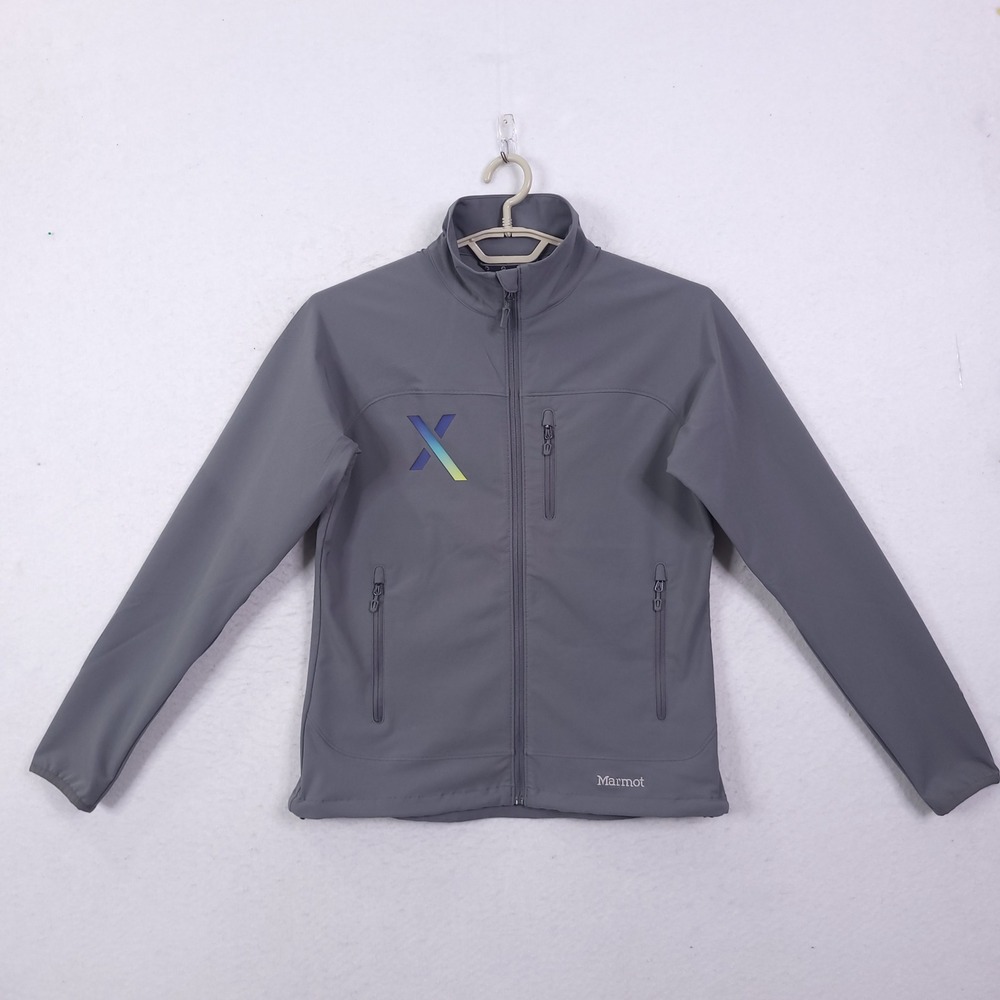 Marmot Tempo Softshell Jacket Mens Medium Full Zip Outdoor Performance Preppy